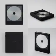 KM5 Instant Disk Audio CP1 Bluetooth CD Player black CD Jacket Display Japan New