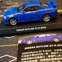 在飛比找蝦皮購物優惠-東瀛戰神 NISSAN GTR R34 膠胎