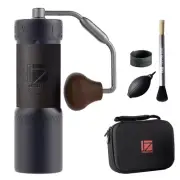 J-Ultra Manual Coffee Grinder Iron Gray, Conical Burr, Foldable Handle, Magnet C