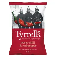 在飛比找Yahoo奇摩購物中心優惠-Tyrrell s 泰勒思-英國洋芋片-甜椒及紅辣椒(150