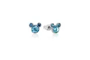 Couture Kingdom Disney Mickey Mouse Birthstone SS 12mm Stud Earrings March