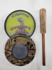 RIDGEMONT COUNTRY GIRL GLASS/SLATE OVER UNDER TURKEY FRICTION POT CALL - NWTF