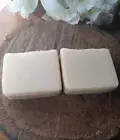 Raw Shea Butter Moisturizing Body Soap Bars (2) Chamomile Lavender Handmade