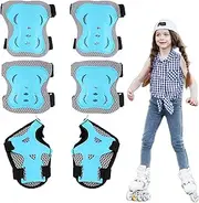 Skating Protective Gear Kids | Kids Elbow Pads and Knee Pads | Flexible Adjustable Secure Breathable Youth Equipment for Girls Cycling Skating Scooter Rollerblading