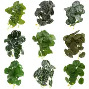 Green Artificial Plant Leaves Simulation Greenery Grass Home Office Shop
