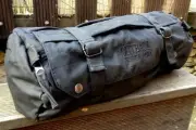 42cm Wax Wachs Lenker Sattel Pack TASCHE Toolbag Chopper Werkzeugrolle schwarz