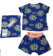 NEW Bonds Shine Bright Hammerhead Shark PJs Including Bag. Size 1