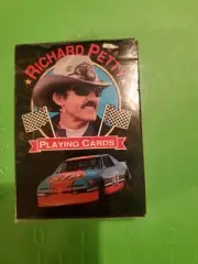 Vintage Richard Petty "The King of Stockcars" NASCAR Playing Cards SEALED