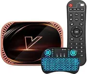 Android TV Box 11.0,VONTAR X4 S905X4 Ultra HD 8K HDR TV Box, 4GB RAM 128GB ROM Android TV Box Have 2.4G/5.8G Dual Band WiFi BT 4.0 Ethernet with Backlit Mini Keyboard,4gb+32gb