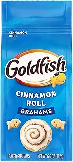 Goldfish Grahams Cinnamon Roll Baked Snack Crackers, 6.6 Oz Bag