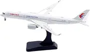 Pre-Built Model Aircraft 16CM 1/400 Large Scale Die-cast Airplane for China Eastern Airlines A350-900 B-32FQ Removable Landing Gear Aircraft Miniature Airplane Model