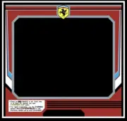 Turbo Outrun Mini Cabaret Arcade Monitor Bezel Artwork Sticker Decal