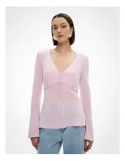 [Witchery] Tie Front Blouse in Snowberry