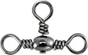 Alwonder 50 Pack Fishing 3 Way Swivels 35-175LB, High Strength Stainless Stee...