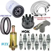 Tune Up Kit Filters Cap Wire Spark Plugs For FORD MUSTANG V8 5.0L, Vin(F) 1972 (for: Ford)