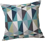 IMIKEYA 1Pc Geometric Pattern Pillow Case Linen Decorative Throw Pillow Cover for Sofa Couch Chair Stylish Home Decor Accent Style