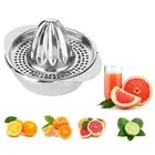 Stainless Steel Manual Juicer Fruit Lemon Orange Squeezer With Bowl Juicer