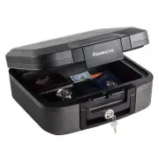 0.28 Cu. Ft. Fireproof And Waterproof Safe Box With Organizer