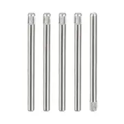 2x30mm 304 Stainless Steel Dowel Pins, 5Pcs Knurled Head Flat End Dowel Pin