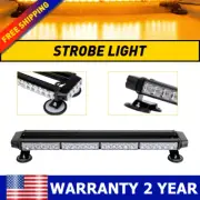 LED Emergency Strobe Light Bar Warning Rooftop Double Side Traffic