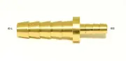 1pc Brass Barb 5/16" Hose ID to 1/4" Hose ID Reducer Fitting MettleAir 129-5-4