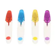4 Pcs Thread Snips U Shaped Fabric Scissors Embroidery Scissors W/ Cover MV6