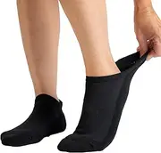 Viasox Diabetic Ankle Socks for Women & Men, Low Cut Non Binding, Seamless Neuropathy Socks
