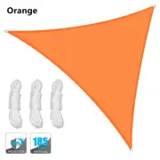 Heavy Waterproof Triangle Shade Sail (ORANGE 500x500x500CM)