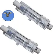 HQRP 2-Pack R7s Base Light Bulb 150W 25V Dental Halogen Lamp for RPI PCL606 + HQRP Coaster