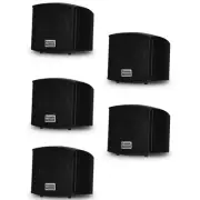 Acoustic Audio AA321B Indoor Black Mount Speakers 1000W 5 Piece Set AA321B-5S
