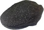 [Boyne Valley Knitwear] Irish Tweed Flat Cap for Men Handmade Wool Hats in Donegal