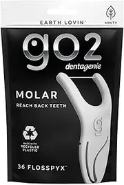 GO2 Dentagenie Molar Flosspyx Minty 36 Pack