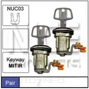 Nice Door Lock Barrel - Pair, NDL44C