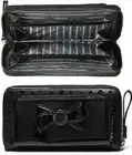 MIMCO LARGE MIM BOW Black Patent Leather WALLET CLUTCH POUCH + dust bag New