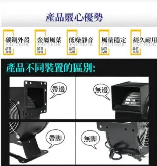 110V離心風機夜市擺攤鼓風機 240W 攜帶式送風機 夜市風扇 擺攤風扇