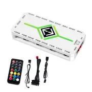 5V 3 Pin ARGB Controller Cooling 4 Pin PWM Fan Hub PWM ARGB Fan Hub for 5V2771