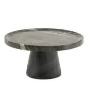 Blue Pheasant Samantha 9.5 Marble Cake Stand