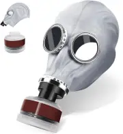Full Face Respirator Mask Gas Masks Survival Nuclear with Activated Carbon Filte