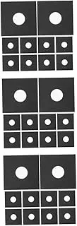 3sets Vinyl Record Covers Kraft Paper Sleeves for Record Players for Cafe Home Use 12pcs*3