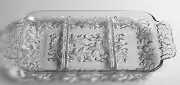NEW PRINCESS HOUSE #534 FANTASIA RELISH TRAY SERVER PLATE 3 SECTIONS 13" DISH