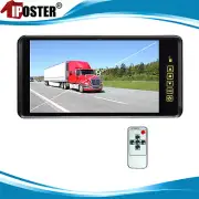 9" TFT LCD Rear View Mirror Monitor for Caravan RVs Reversing 4pin Backup Camera
