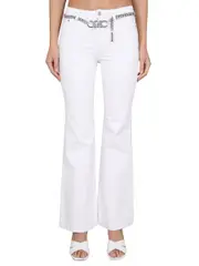 [Michael Kors] Michael Kors-Pants With Logo Belt-Donna 2