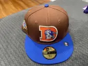 New Era Denver Broncos Fitted Hat - Size 73/8 Super Bowl XXXII