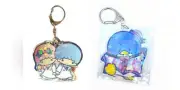 TuxedoSam Little Twin Stars My Melody Sparkly Keychain