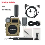G6 Walkie Talkie Handheld Transceiver 5000KM 10W Wearable 400-470Mhz UHF Radio