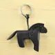 La Cuoieria Key Chain 義大利手工鑰匙圈/ Horse 馬 / Black eslite誠品