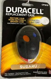 Duracell CP161D Replacement Key Fob Case for Subaru NEW
