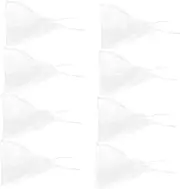 [ibasenice] 8 Pcs Clear Rain Hats for Women Reusable Plastic Rain Bonnet to Protect Hairstyle Breathable Outdoor Use Elegant Design for Daily Commutes and Events