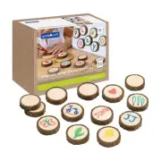 Kaplan Early Learning Magnetic Write-On Wood Cookies - 30 Pieces