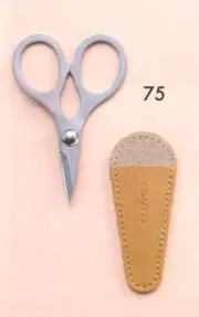 Stainless steel scissors Sharple 75 thread cutter 36-601 Clover Sha From Japan